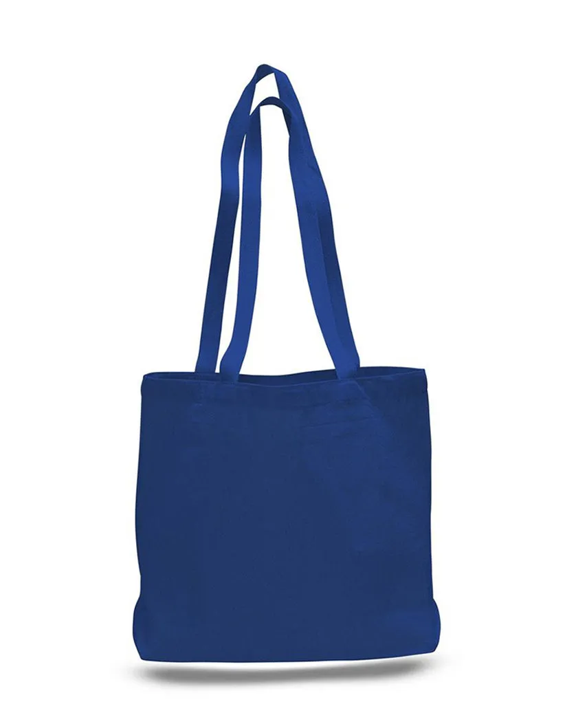 12 ct Large Canvas Value Messenger Tote Bags - By Dozen