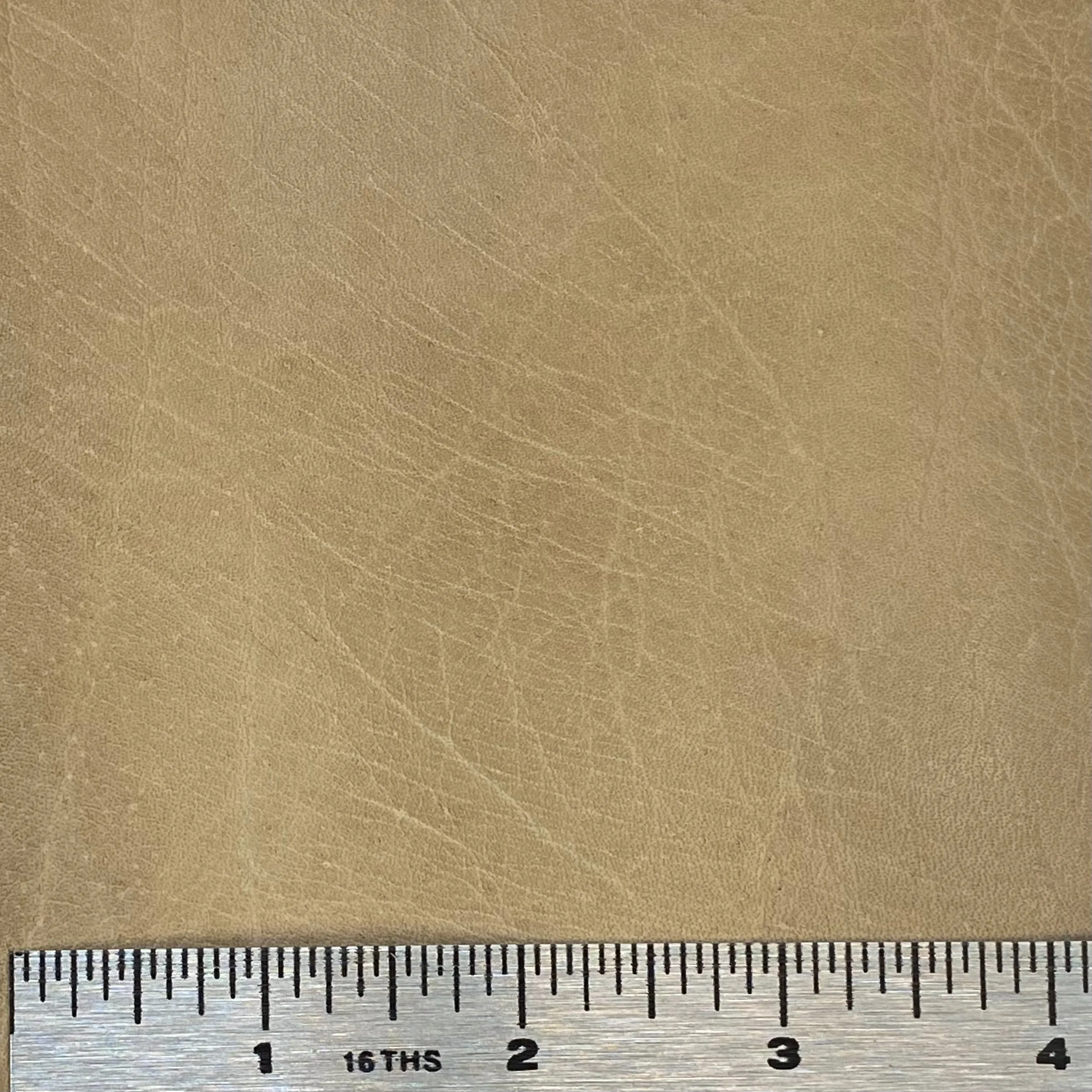 3oz (1.3mm) Cow Leather- Beige (per square foot)