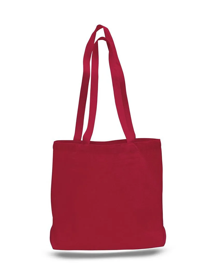 96 ct Large Canvas Value Messenger Tote Bags - By Case