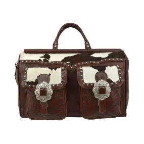 American West Pendleton Pony Brown Leather Duffel Bag