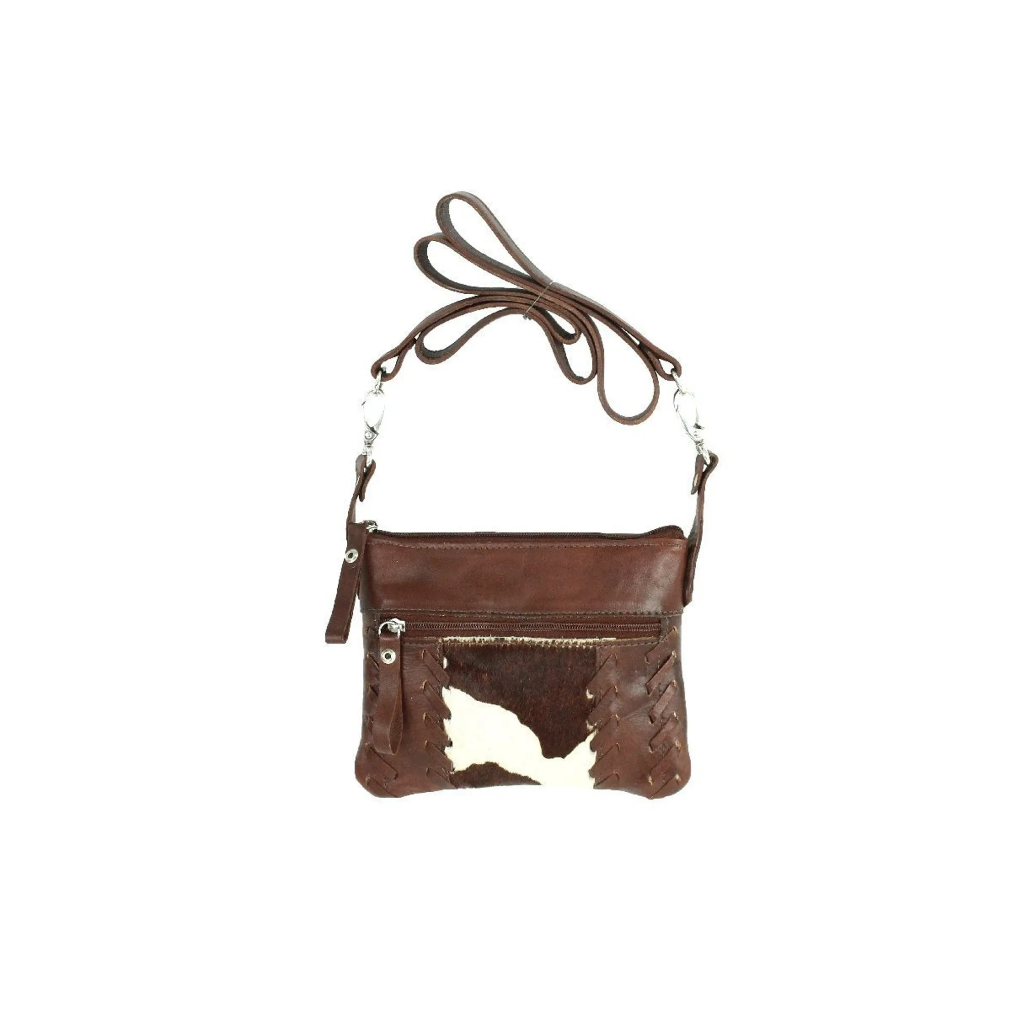 American West Pendleton Pony Brown Leather Duffel Bag