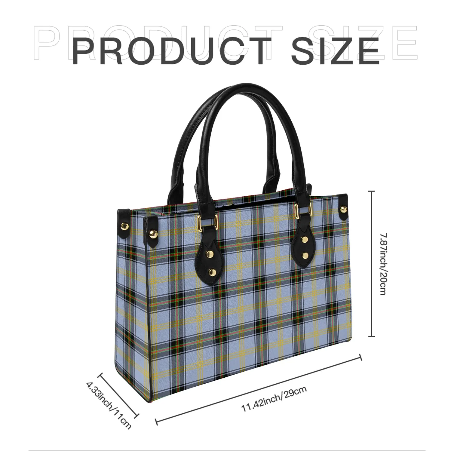 Bell Tartan Leather Bag