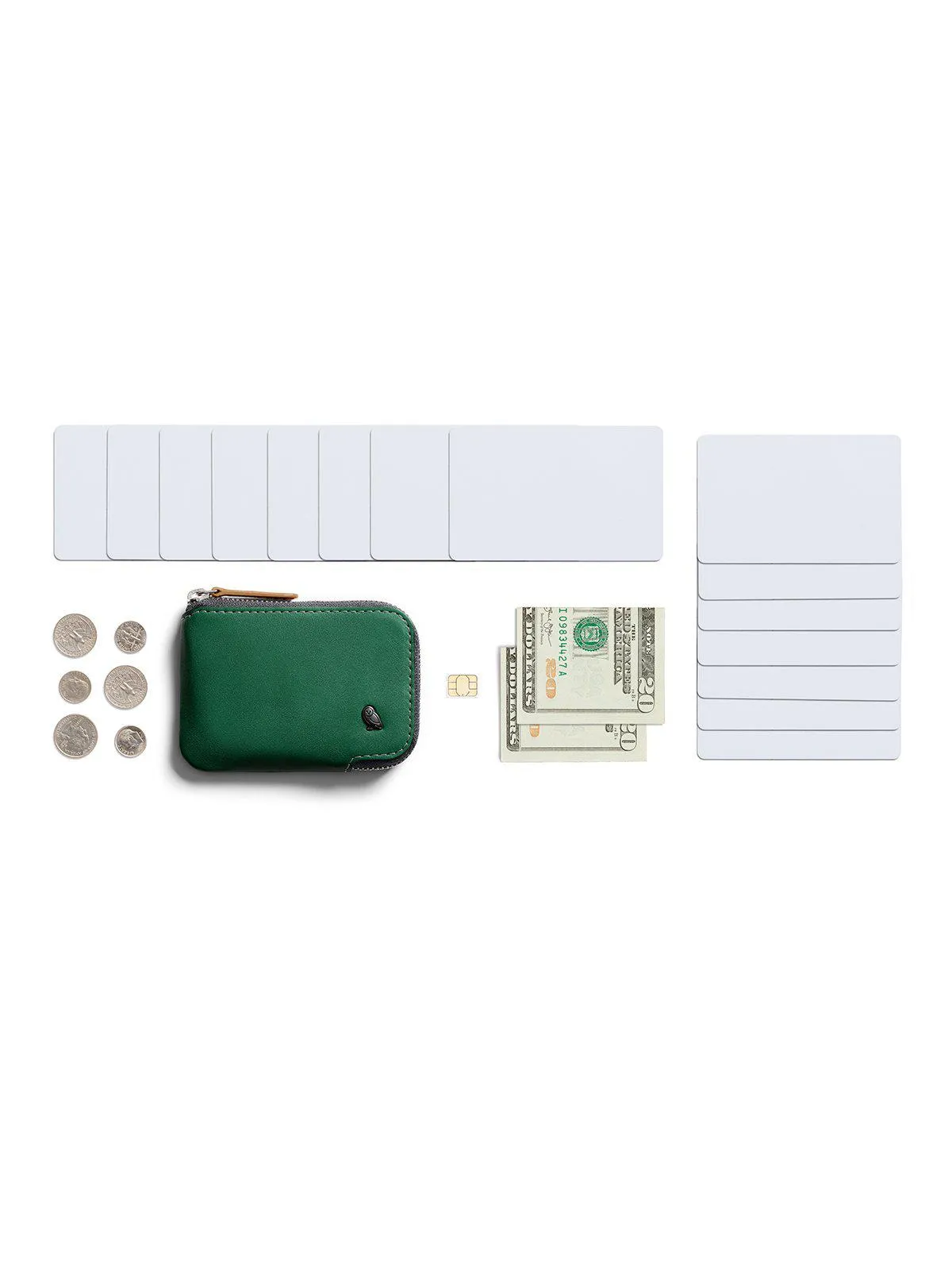 Bellroy Card Pocket Racing Green