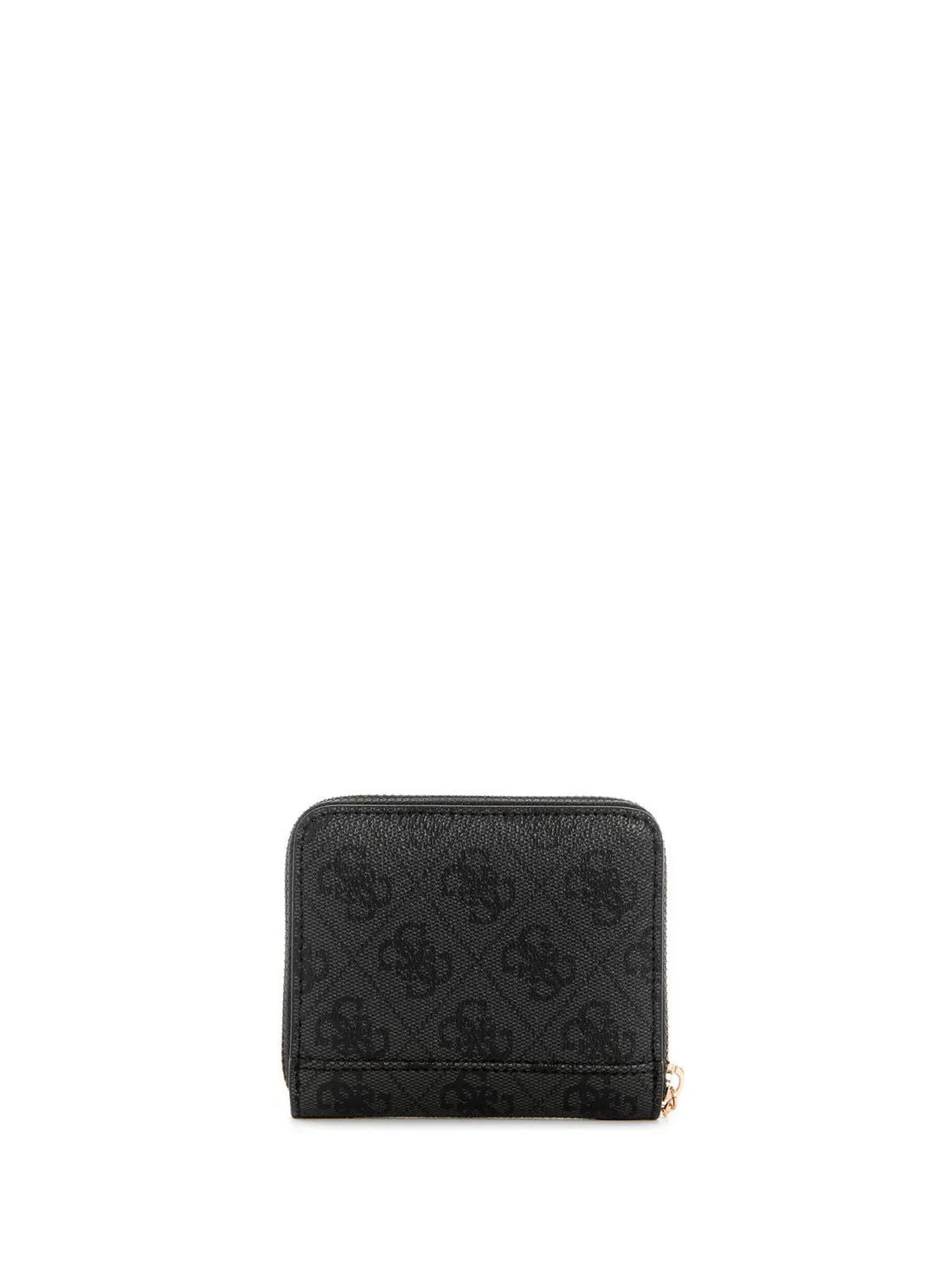 Black Logo Laurel Small Wallet