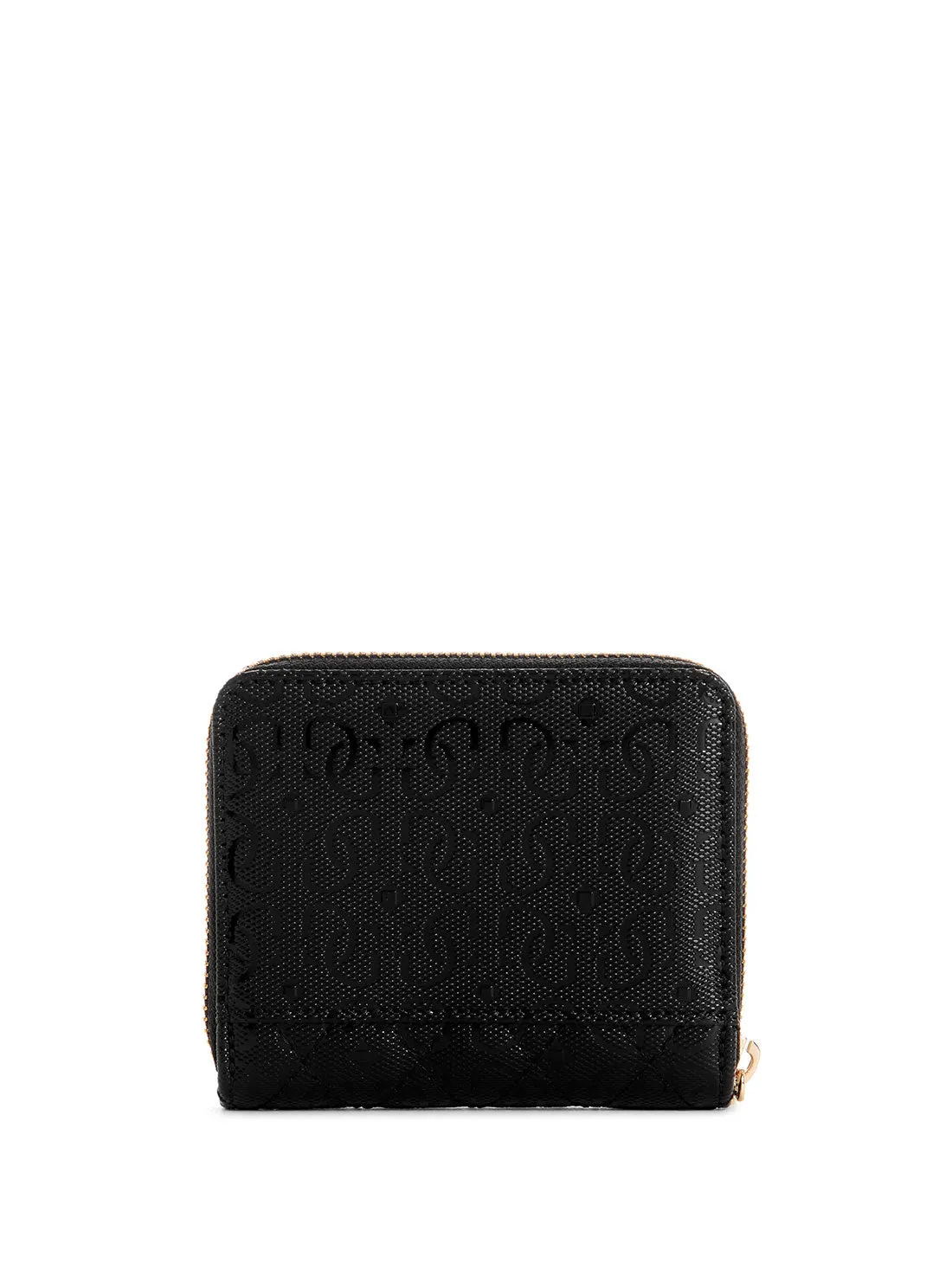 Black Logo Yarmilla Small Zip Wallet