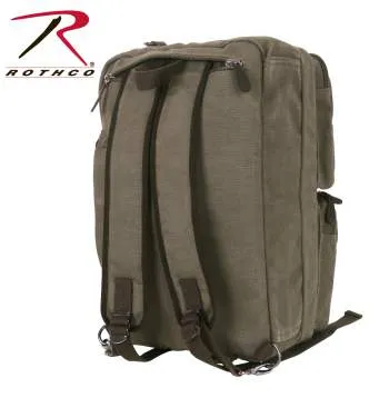 Canvas Briefcase Backpack