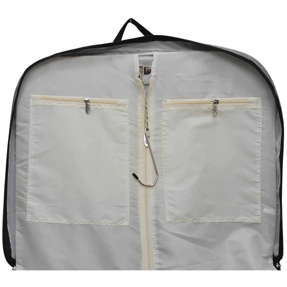 Charcoal garment bag