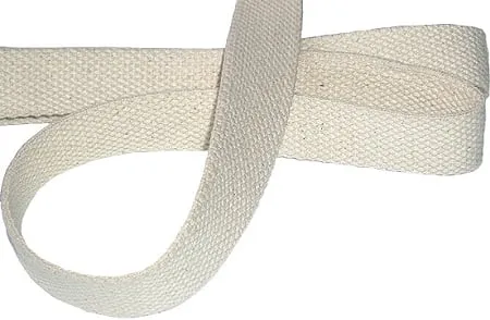 Cotton Webbing - Natural - 3/4" (19mm)