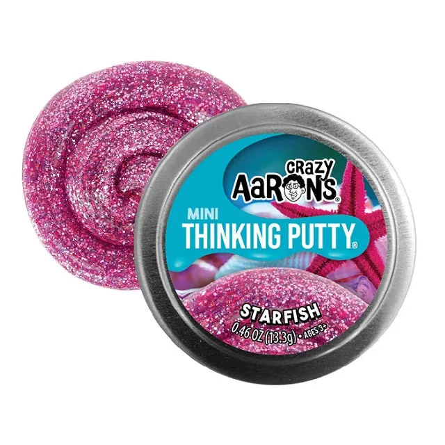 Crazy Aarons Mini Thinking Putty, Starfish