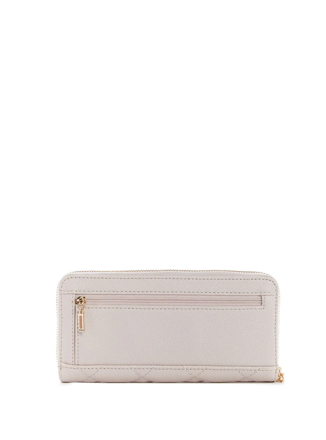 Cream Quilted Gillian Large Wallet