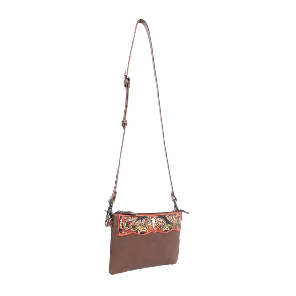 Dreamy Meadow Hand-Tooled Bag