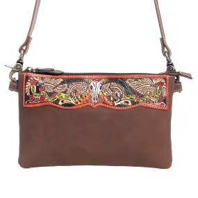 Dreamy Meadow Hand-Tooled Bag