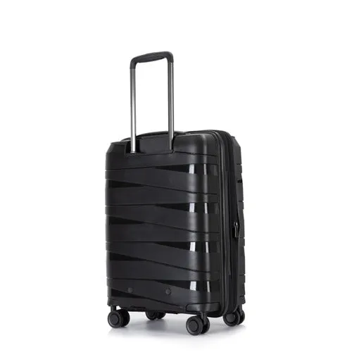 Eagle Spiral ABS Hard Shell Large Suitcase with TSA Lock and 4 Spinner Wheels - 28"