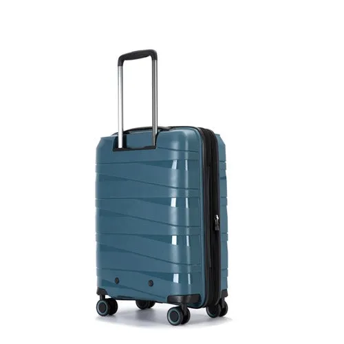 Eagle Spiral ABS Hard Shell Large Suitcase with TSA Lock and 4 Spinner Wheels - 28"