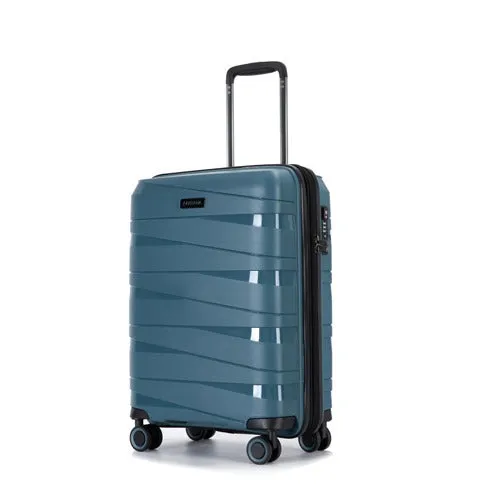 Eagle Spiral ABS Hard Shell Large Suitcase with TSA Lock and 4 Spinner Wheels - 28"