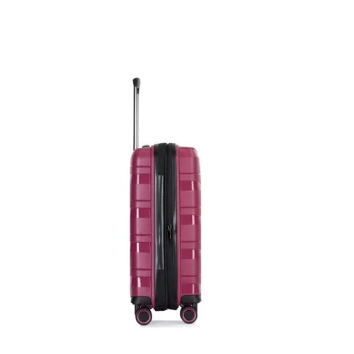 Eagle Spiral ABS Hard Shell Large Suitcase with TSA Lock and 4 Spinner Wheels - 28"