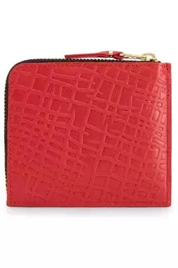 Embossed Roots Corner Zip Wallet