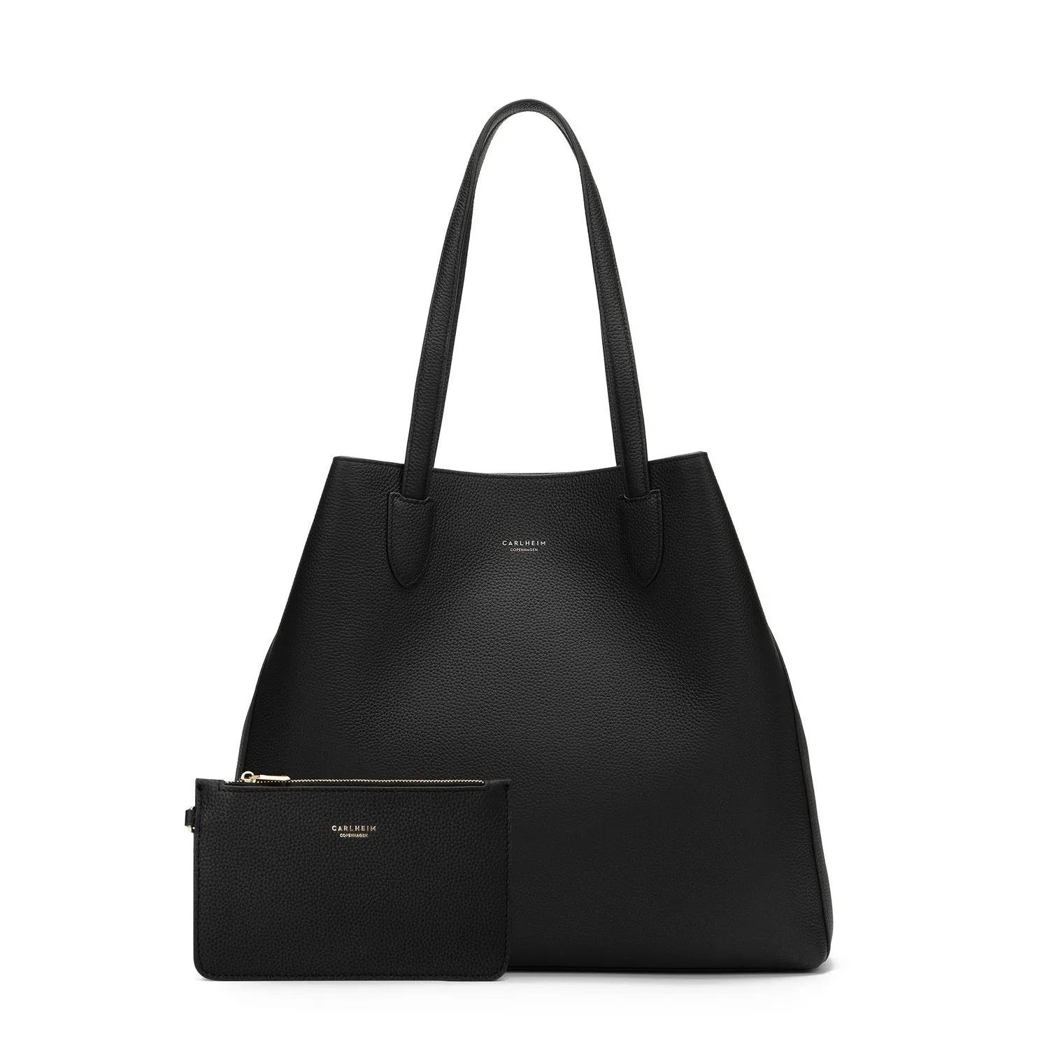 Evelyn Genuine Leather Handbag (Black)