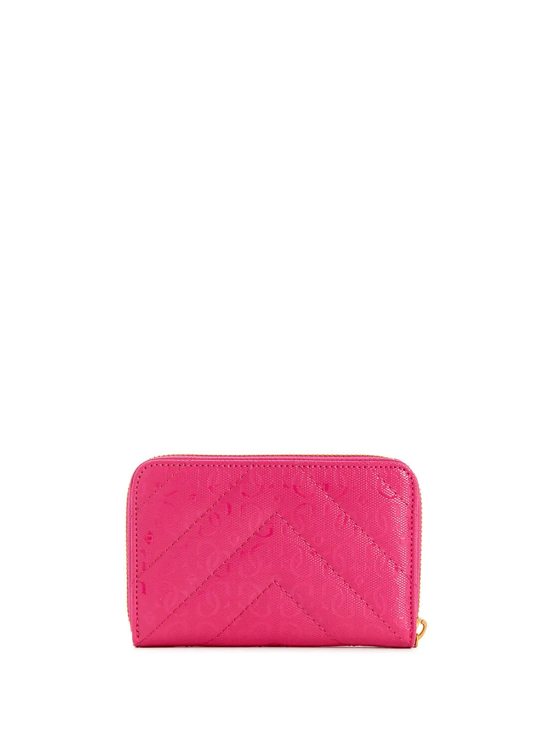 Fuchsia Pink Jania Logo Medium Wallet