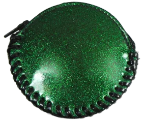 Glitter Coin Purse in Green