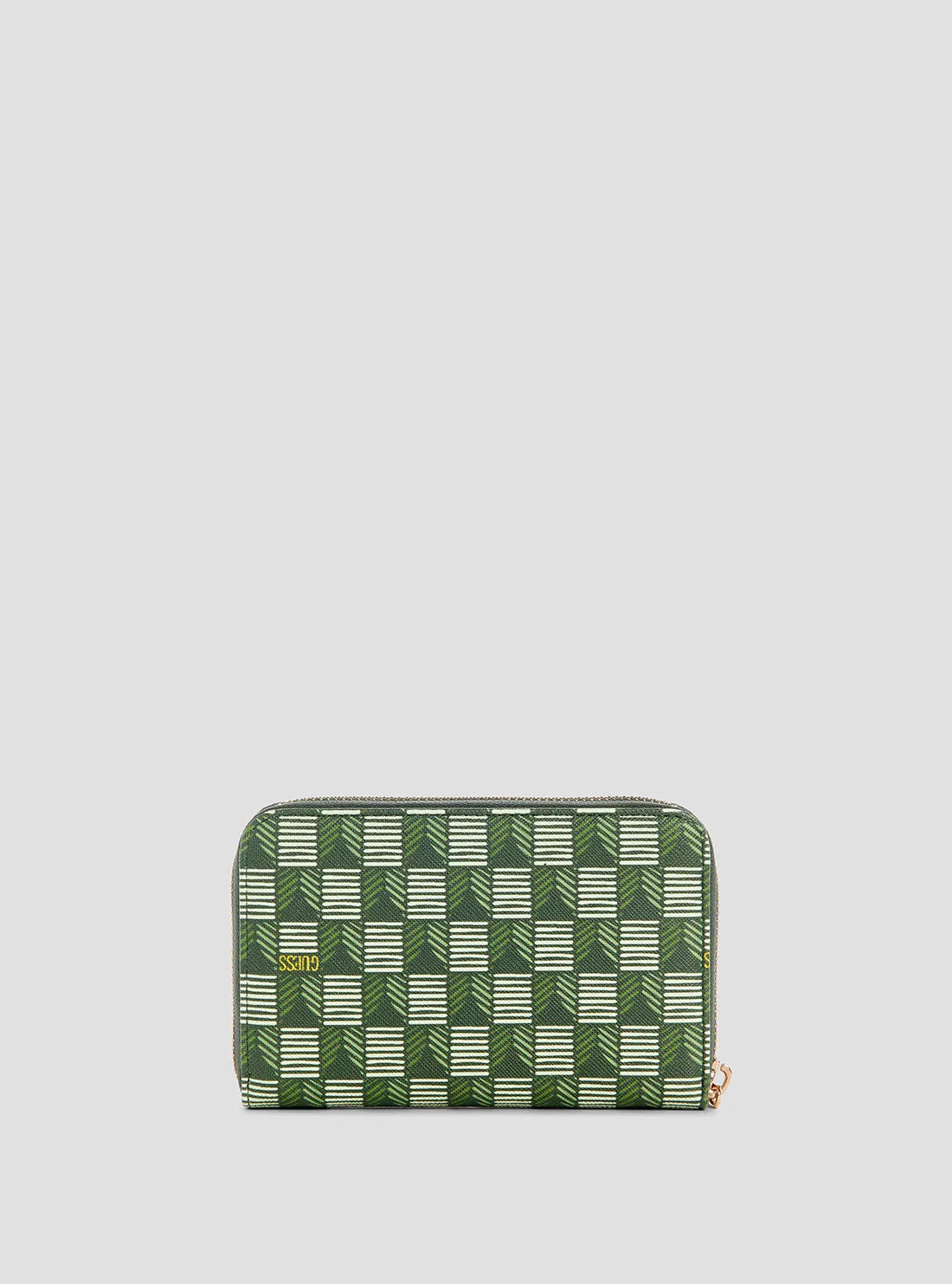 Green Logo G Wave Medium Wallet