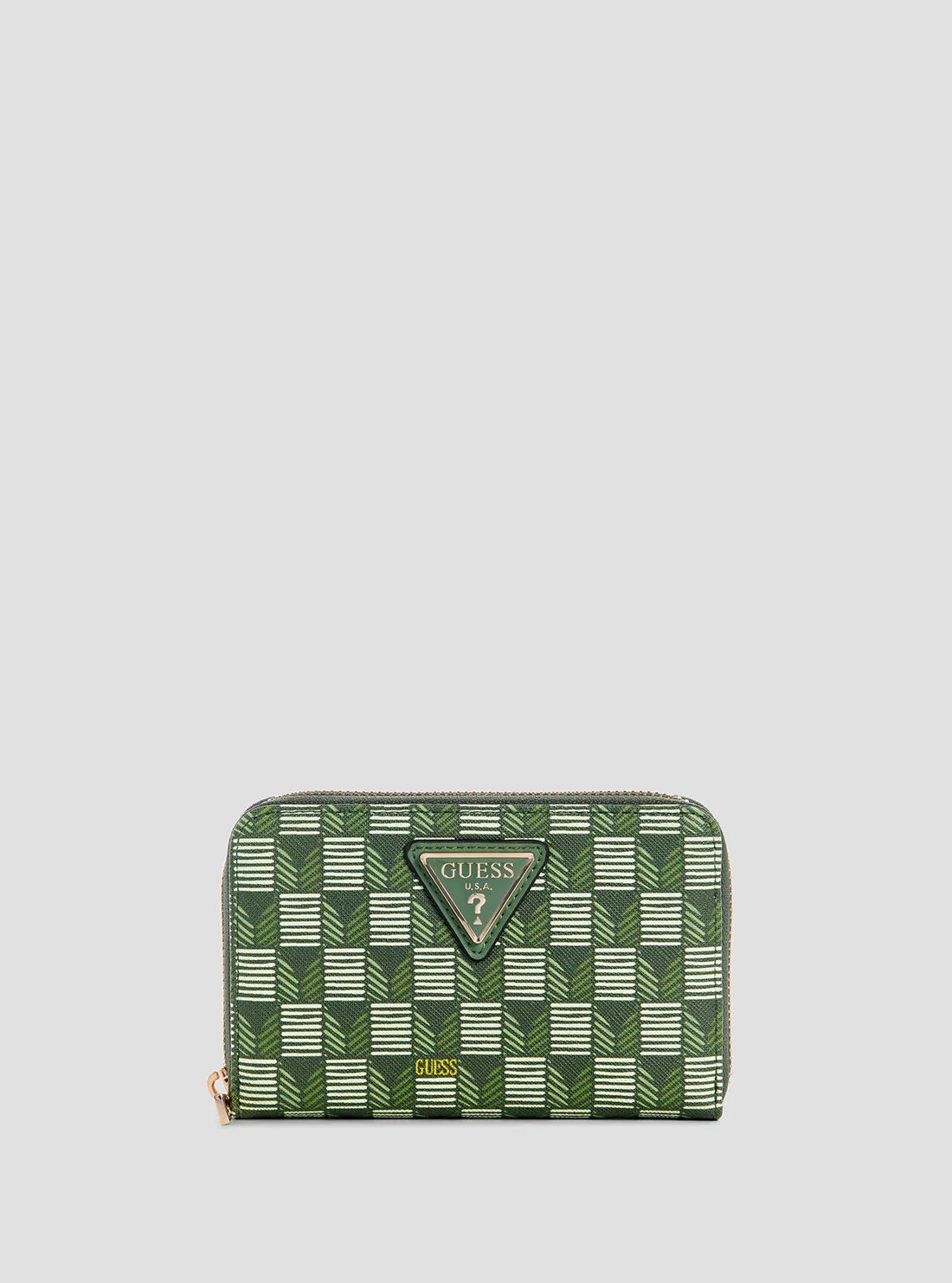 Green Logo G Wave Medium Wallet