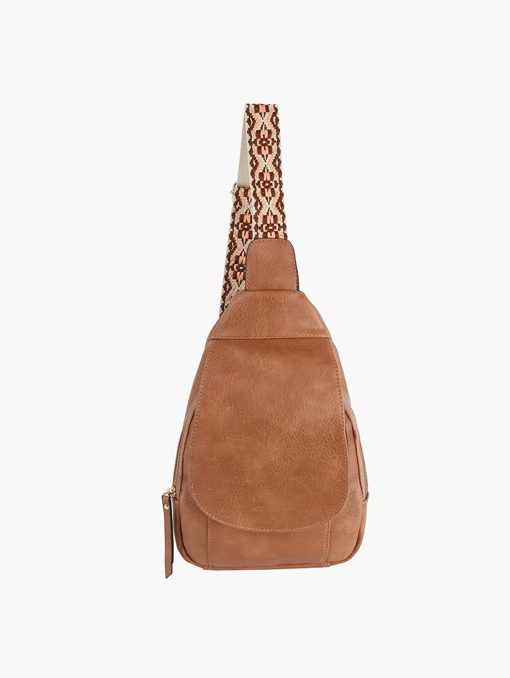 Guitar Strap Accented Crossbody Backpack