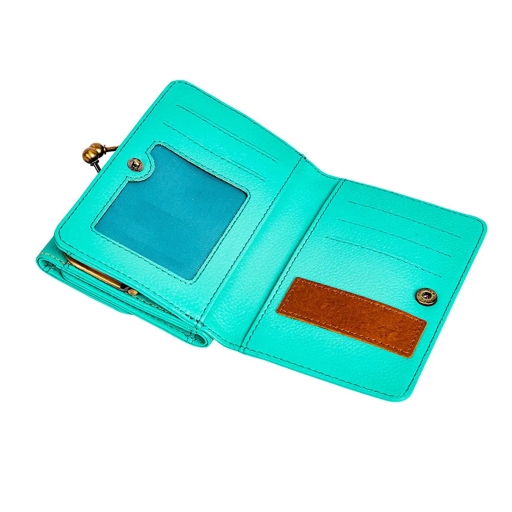 Gypsum Trail Coin Purse in Turquoise