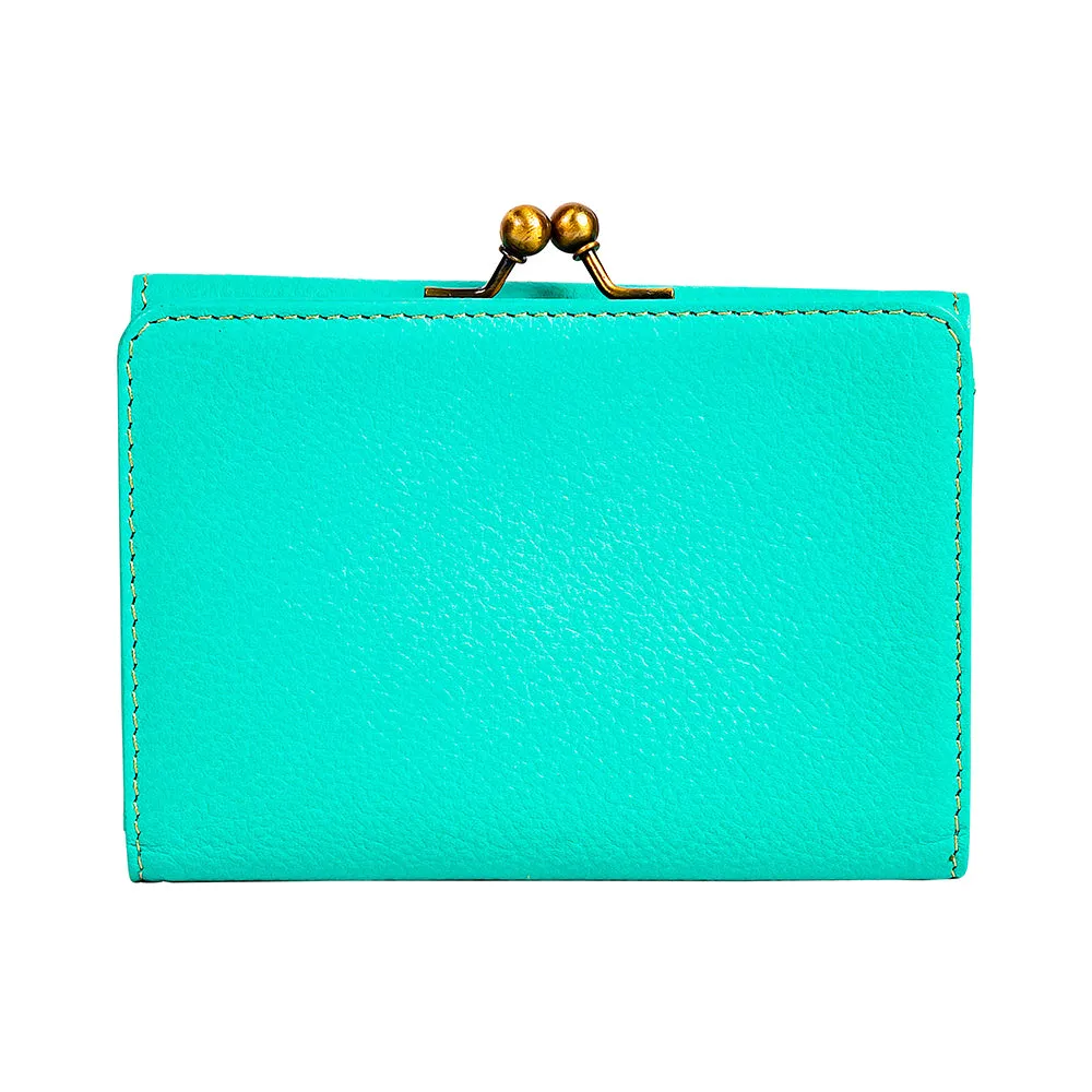 Gypsum Trail Coin Purse in Turquoise