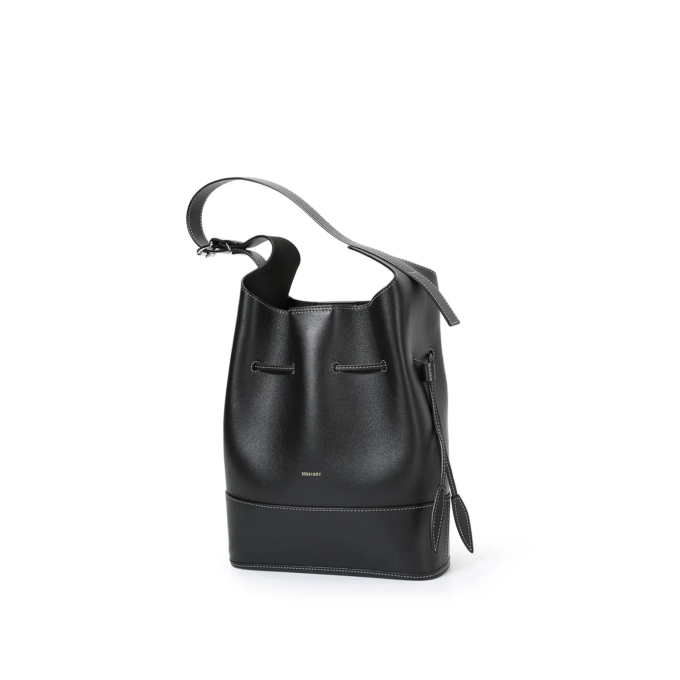 Jeremiah Flat Bucket Bag - Noir