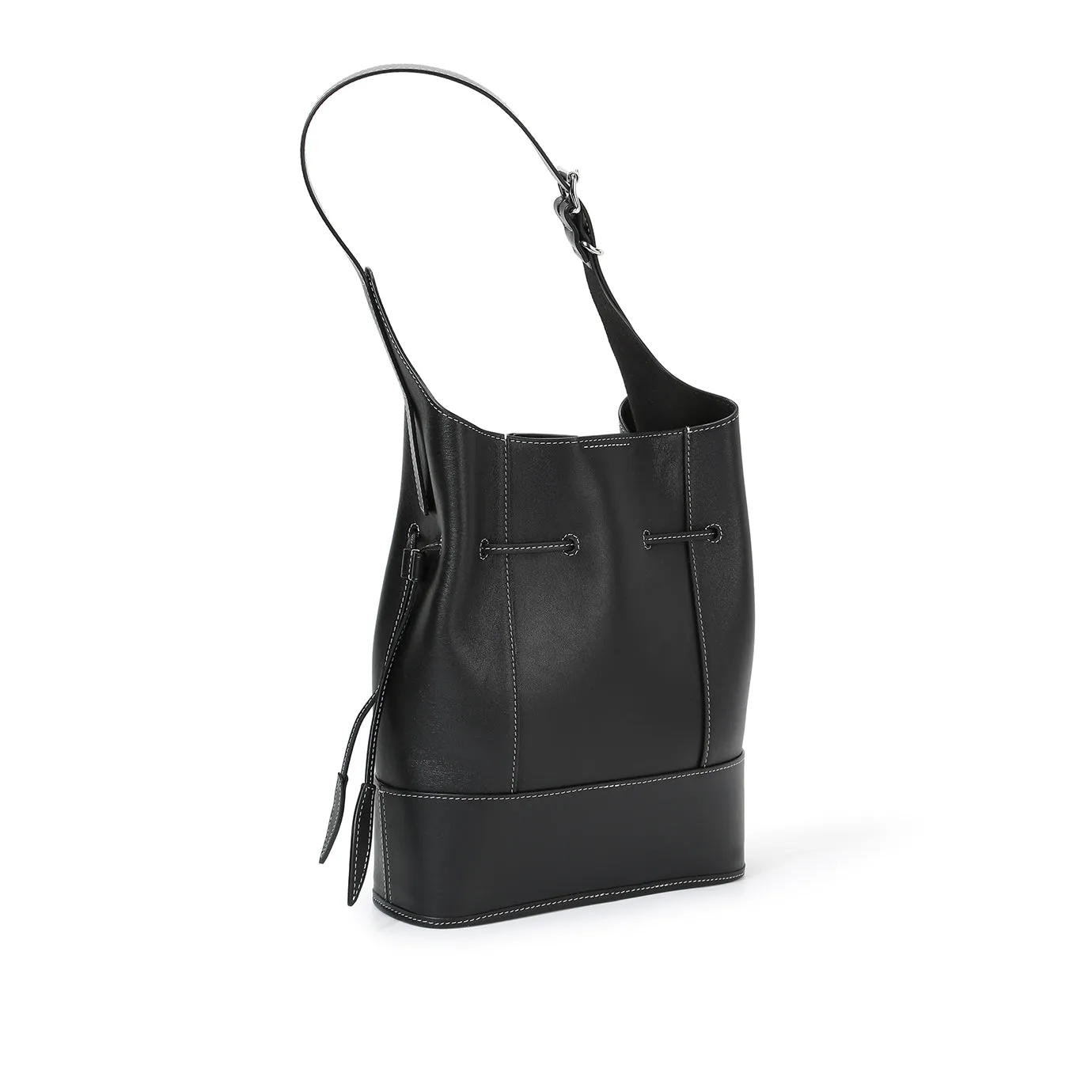 Jeremiah Flat Bucket Bag - Noir