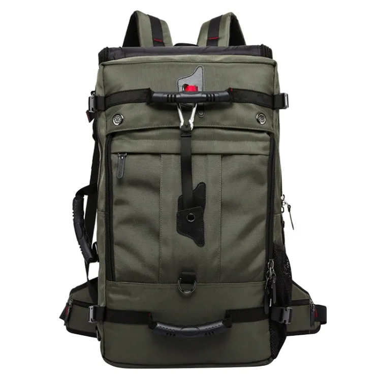 KAKA kaka2070 Oversized Version Men Oxford Cloth Waterproof Backpack Mountain Bag, Capacity: 50L(Army Green)