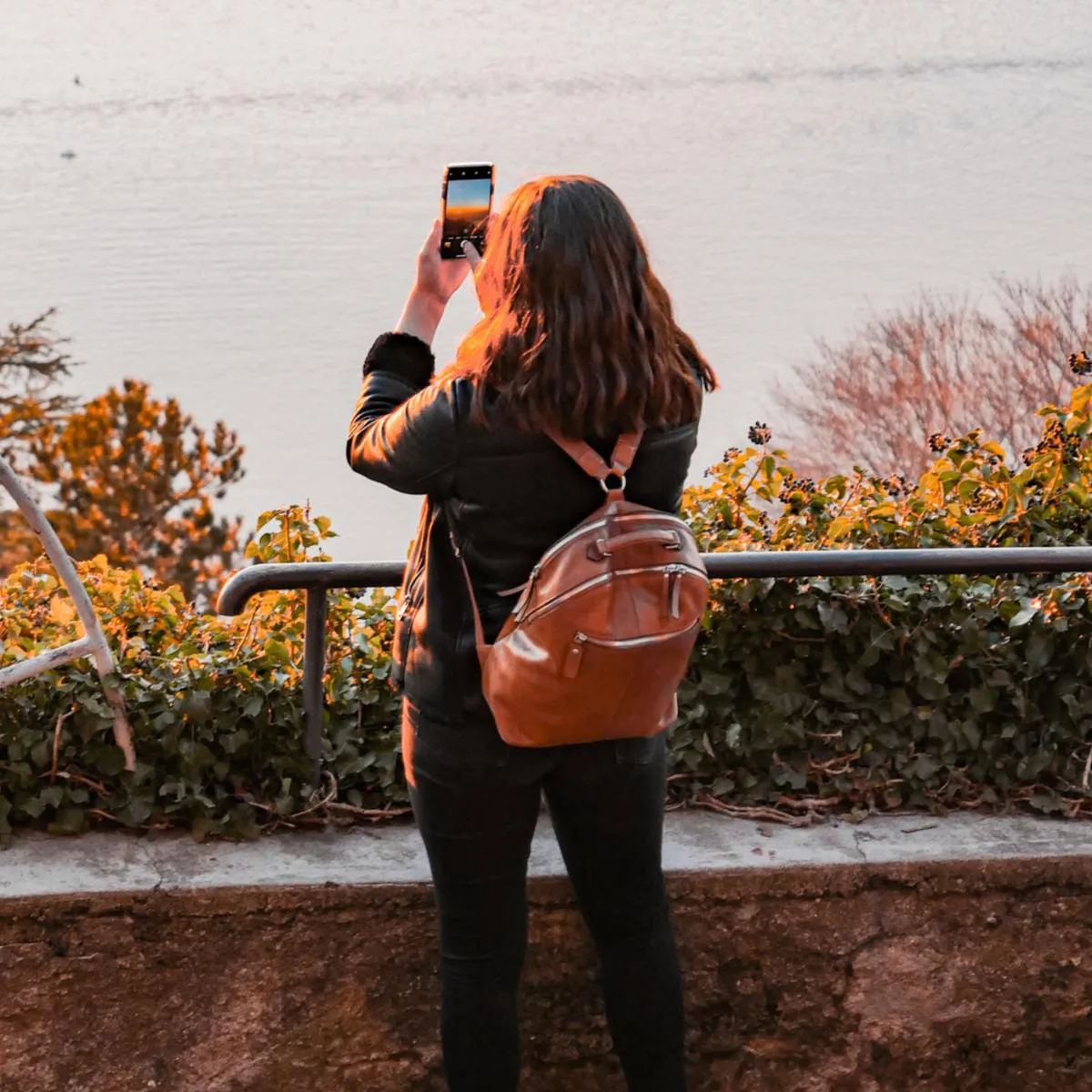 Ladies Laptop Backpack 37cm, Tan