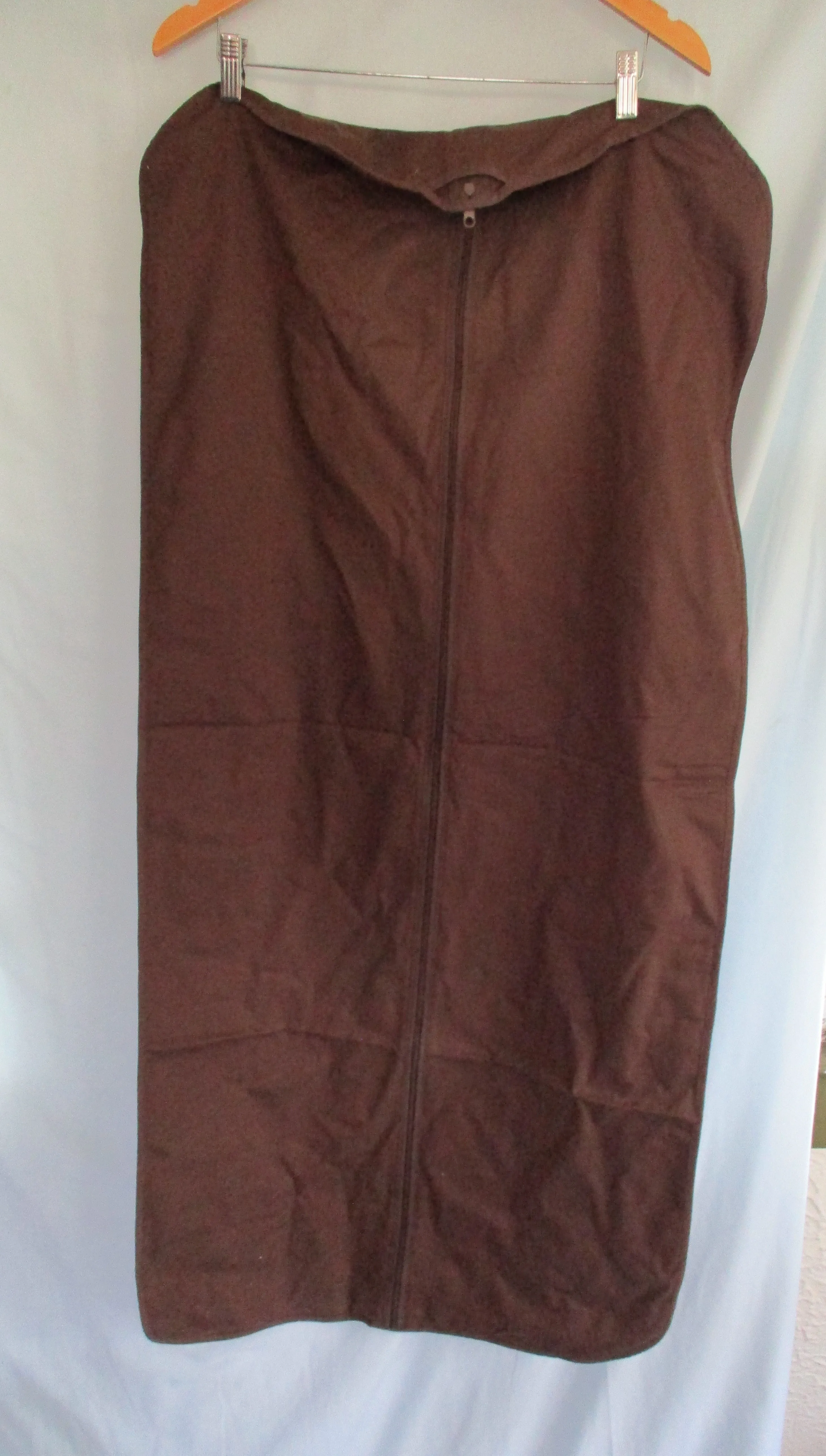 LOUIS VUITTON Zip Folding Garment Bag    Card TRAVEL ORGANIZER BROWN Full-Size