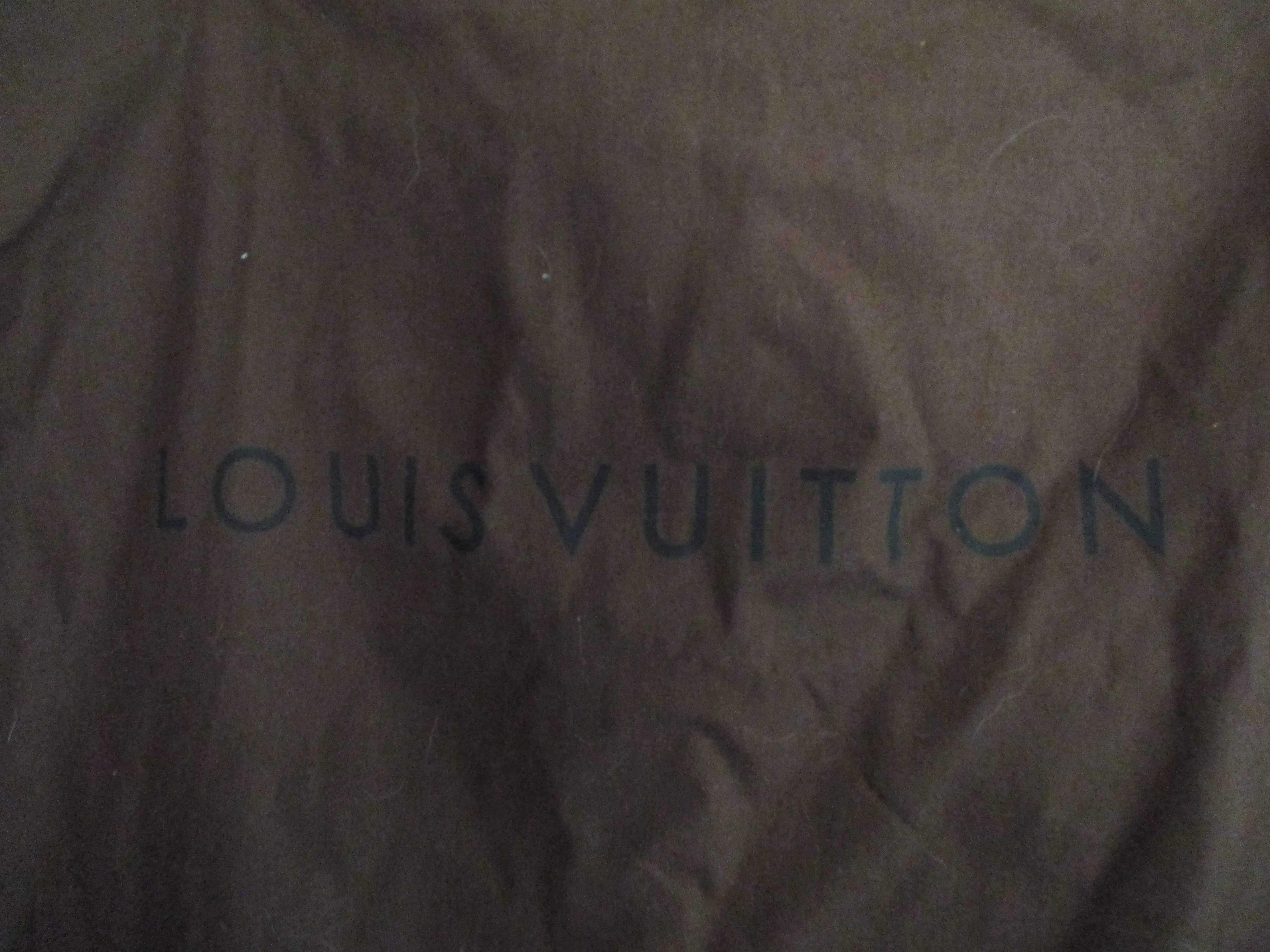 LOUIS VUITTON Zip Folding Garment Bag    Card TRAVEL ORGANIZER BROWN Full-Size