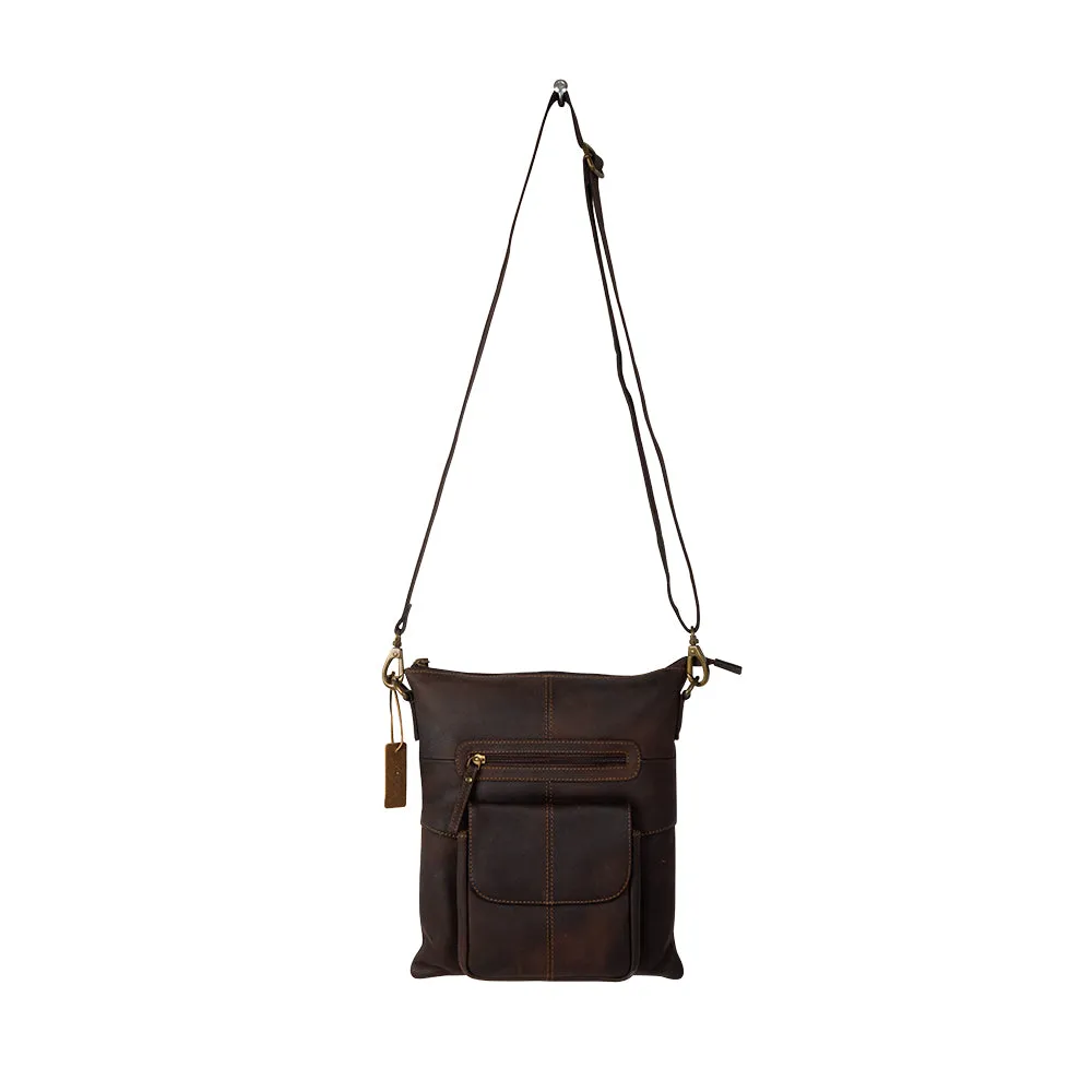 Montana Peak Leather & Hairon Bag