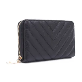 Nyla Chevron Quilted Zip Wallet