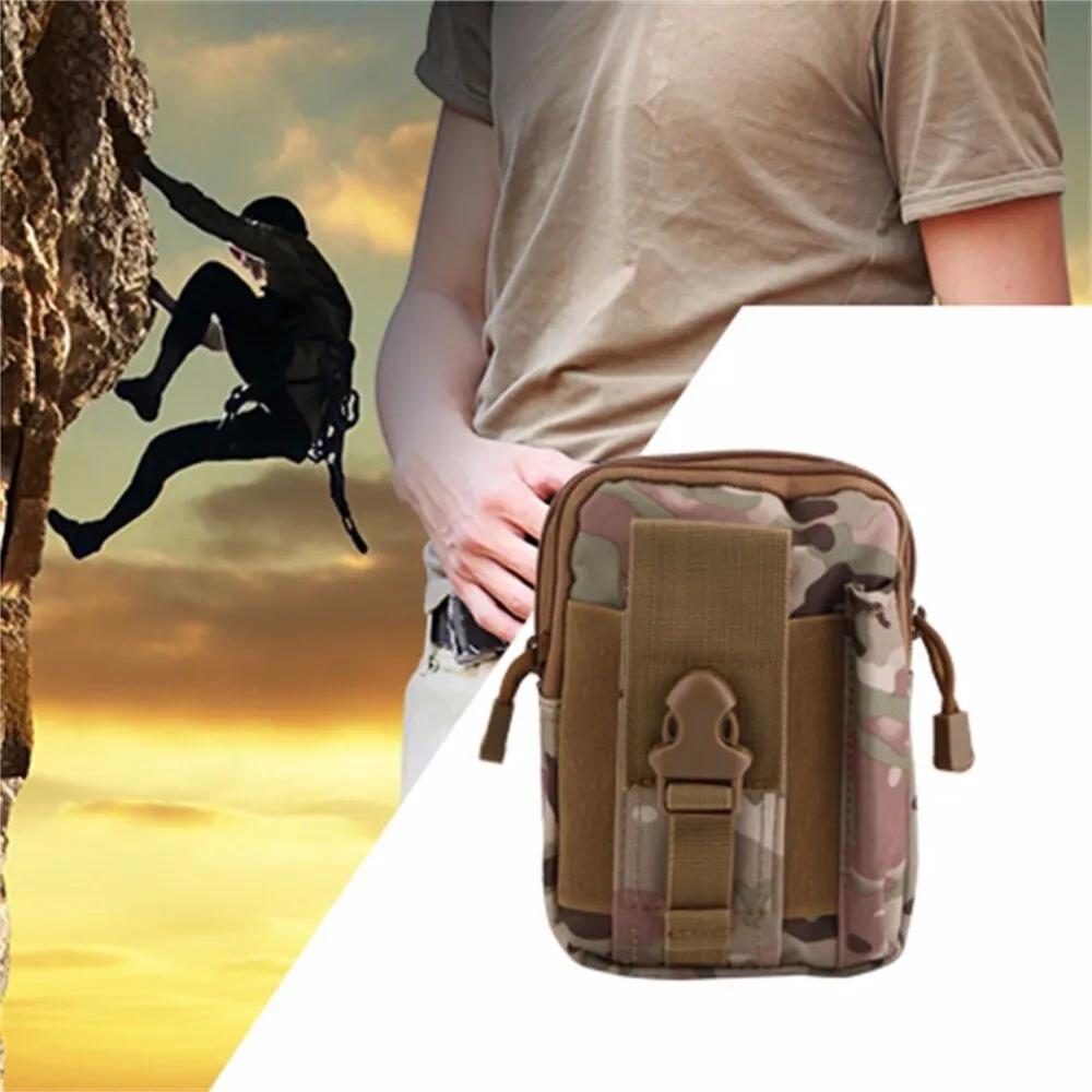 Outdoor Military Tactical Waist Belt Camping Climbing Bag