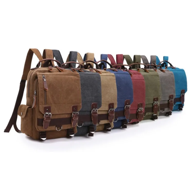 Outdoor Travel Messenger Canvas Chest Bag, Color: Dark Blue Backpack