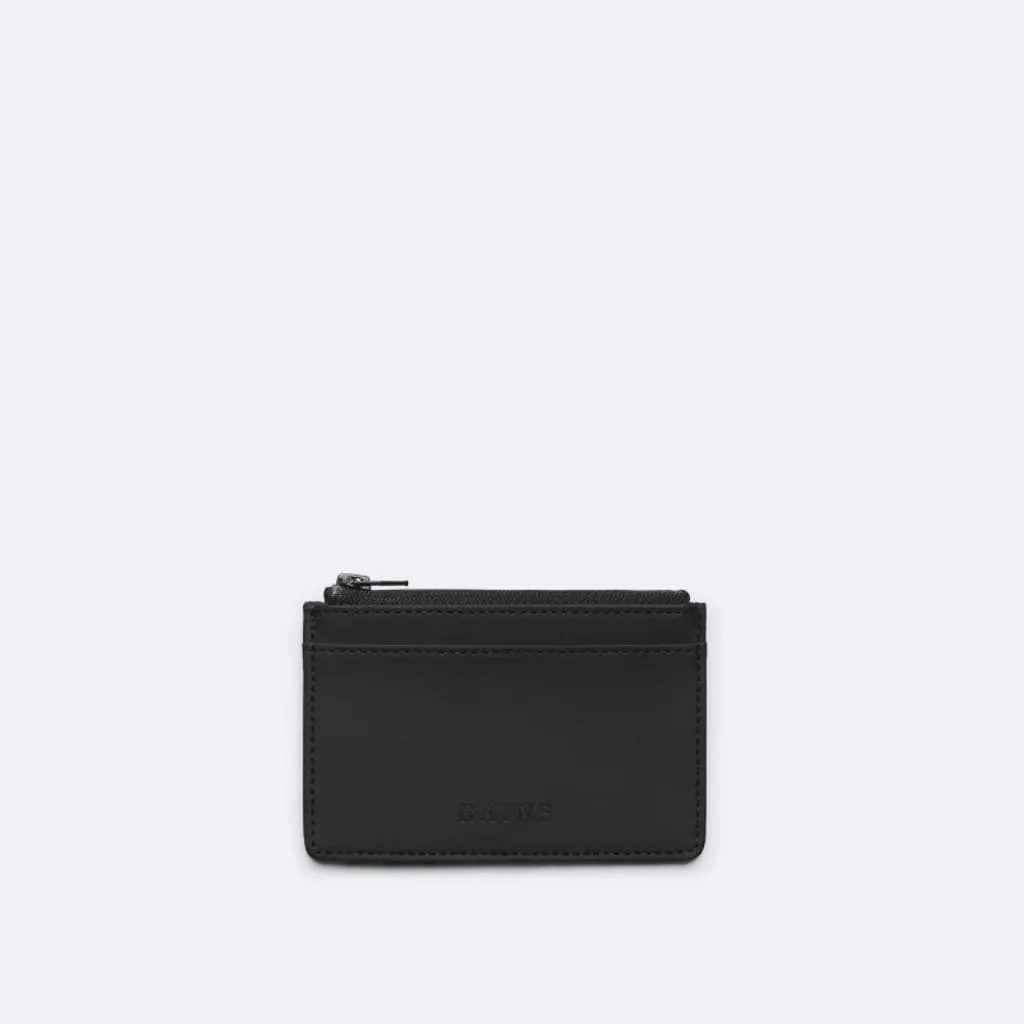 Rains Zip Wallet - Black