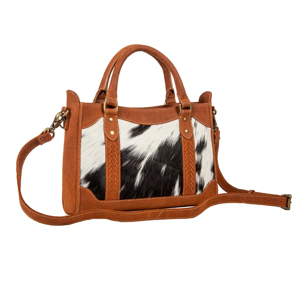 Samson Trails Accent Shoulder Leather Hairon Bag