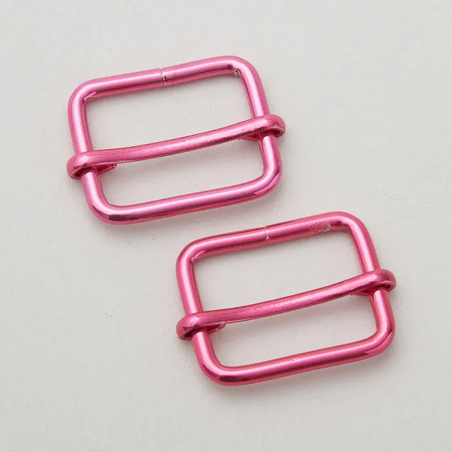 Set of 2 Slider Buckles Tula Pink for Sallie Tomato various sizes