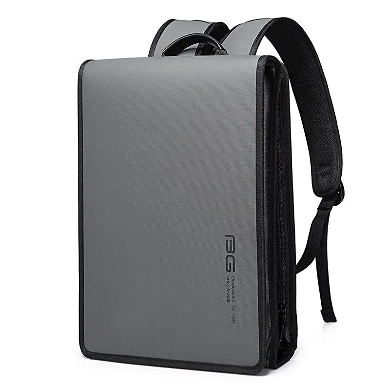 Slim Laptop Backpack for Men Waterproof USB Charging Port 15.6 Inch