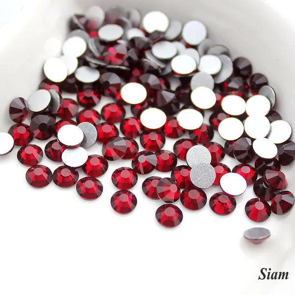 #SS20 Glass Rhinestone 1440pcs per pack- SS20 GLUE ON Flatback M-foiled NON-hotfix Crystal