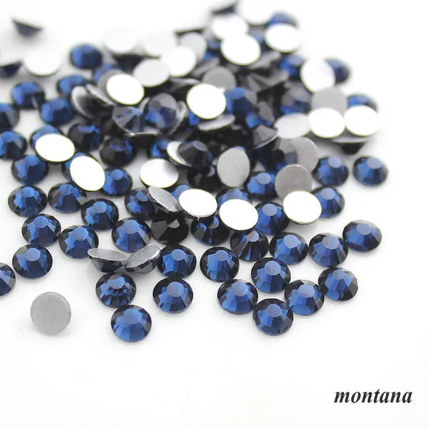 #SS20 Glass Rhinestone 1440pcs per pack- SS20 GLUE ON Flatback M-foiled NON-hotfix Crystal