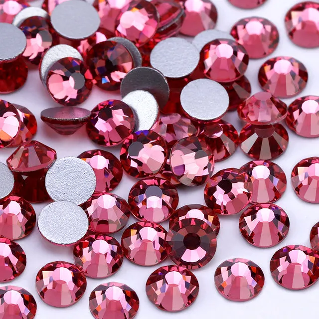 #SS20 Glass Rhinestone 1440pcs per pack- SS20 GLUE ON Flatback M-foiled NON-hotfix Crystal