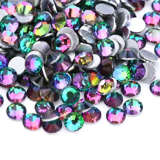 #SS20 Glass Rhinestone 1440pcs per pack- SS20 GLUE ON Flatback M-foiled NON-hotfix Crystal