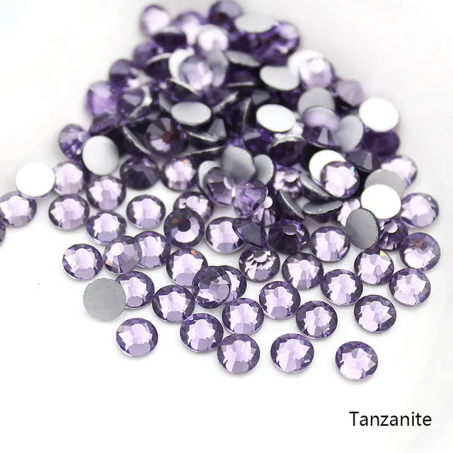 #SS20 Glass Rhinestone 1440pcs per pack- SS20 GLUE ON Flatback M-foiled NON-hotfix Crystal