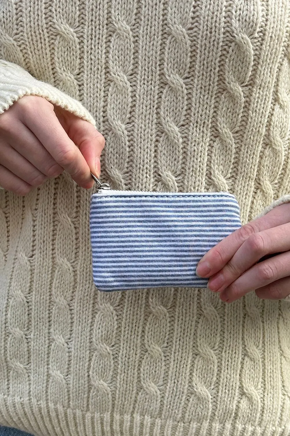 Striped Coin Purse