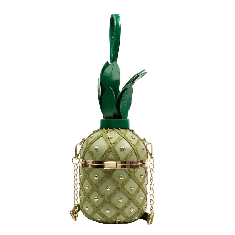 Styling Pineapple Bucket Bag